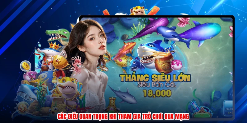 Các điều quan trọng khi tham gia trò chơi qua mạng