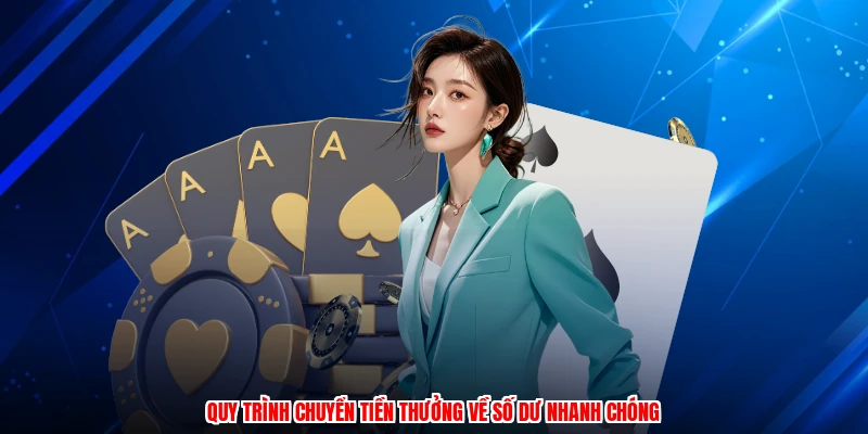 Quy trình chuyển tiền thưởng về số dư nhanh chóng